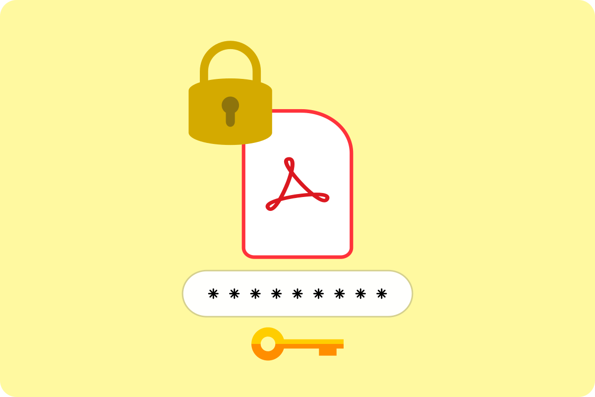 Abilita la protezione con password per i PDF.