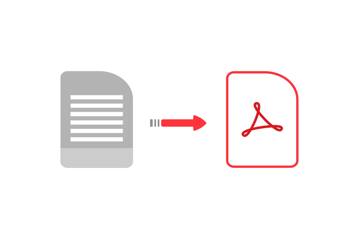 Konverter yang nyaman dari TXT ke PDF